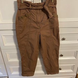 Anthropologie Paperbag Pants with Tie